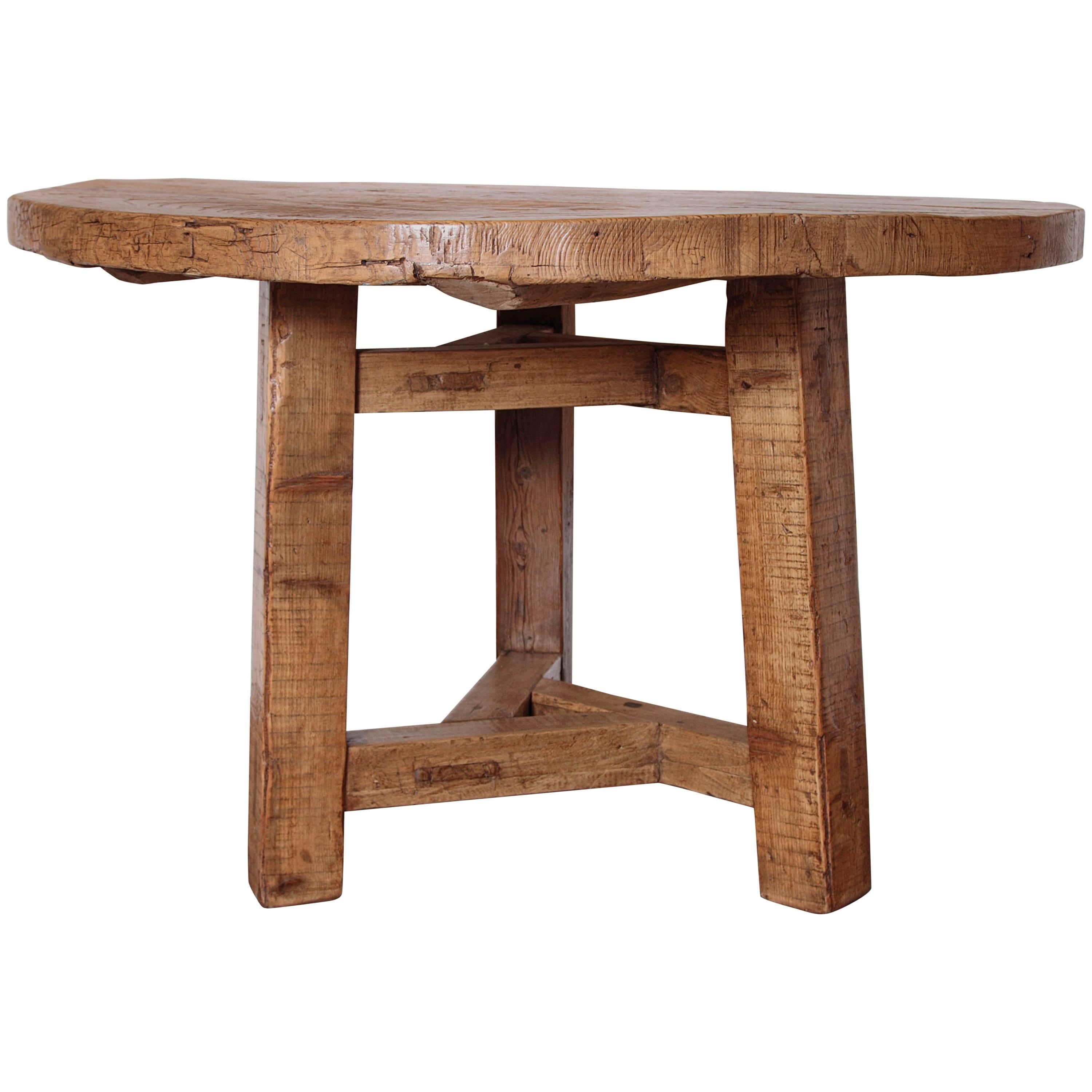 Elm dining table from reclaimed architectural elements
Hand waxed finish.



          