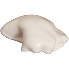 Sandra Zeenni White Ceramic "Nobe" Object