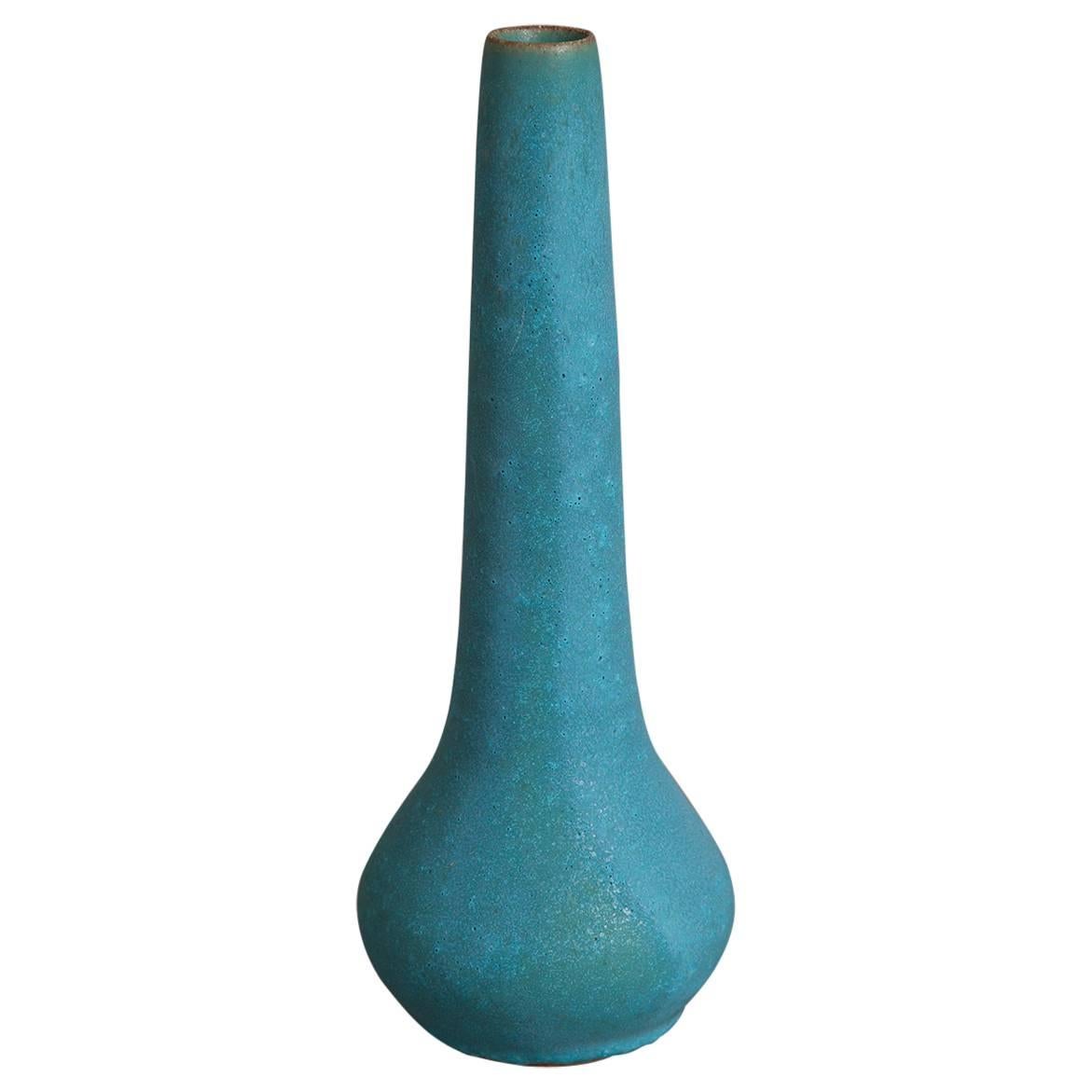 Sandra Zeenni Turquoise Ceramic Vase