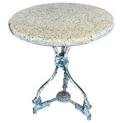 Unusual Bistro Table, circa 1900