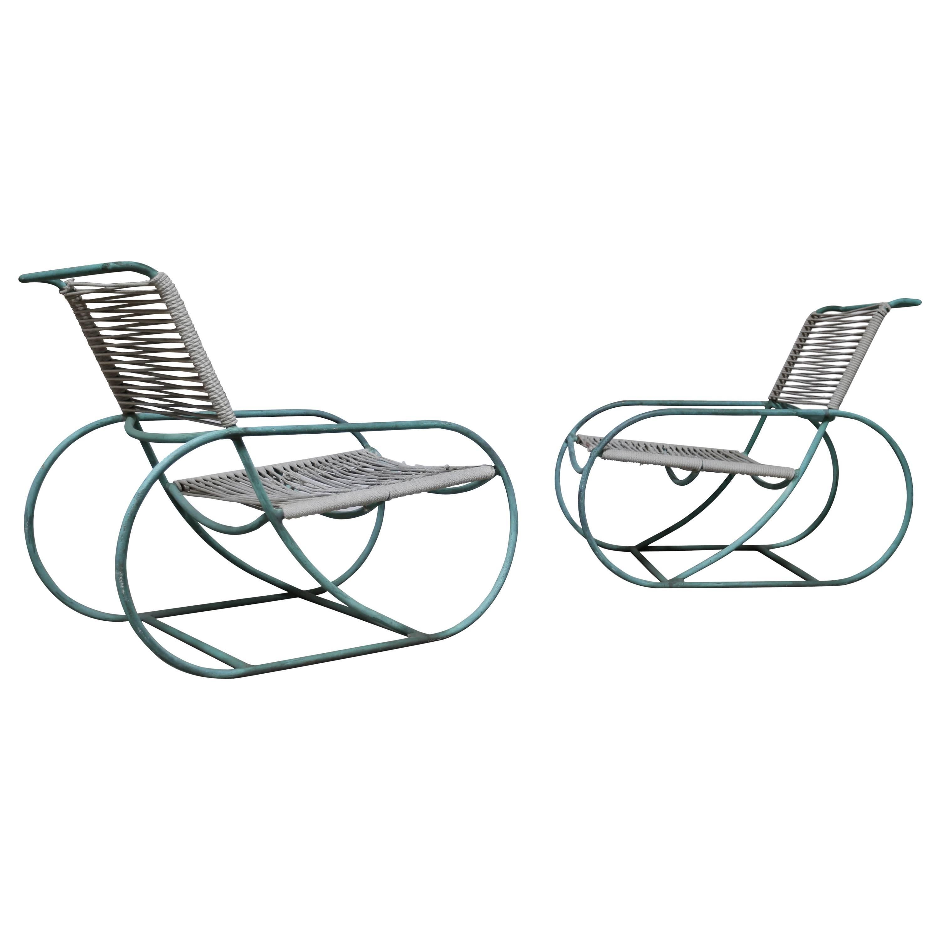 Pair of Lounge Chairs by Kipp Stewart for Terra