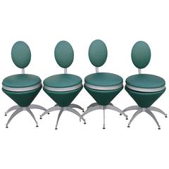 Four Mid-Century Cone Chairs 8