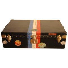 1920s Black Louis Vuitton Auto Trunk