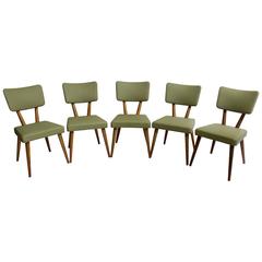 Set of Five MCM Dining Chairs by Meier & Pohlmann Co.