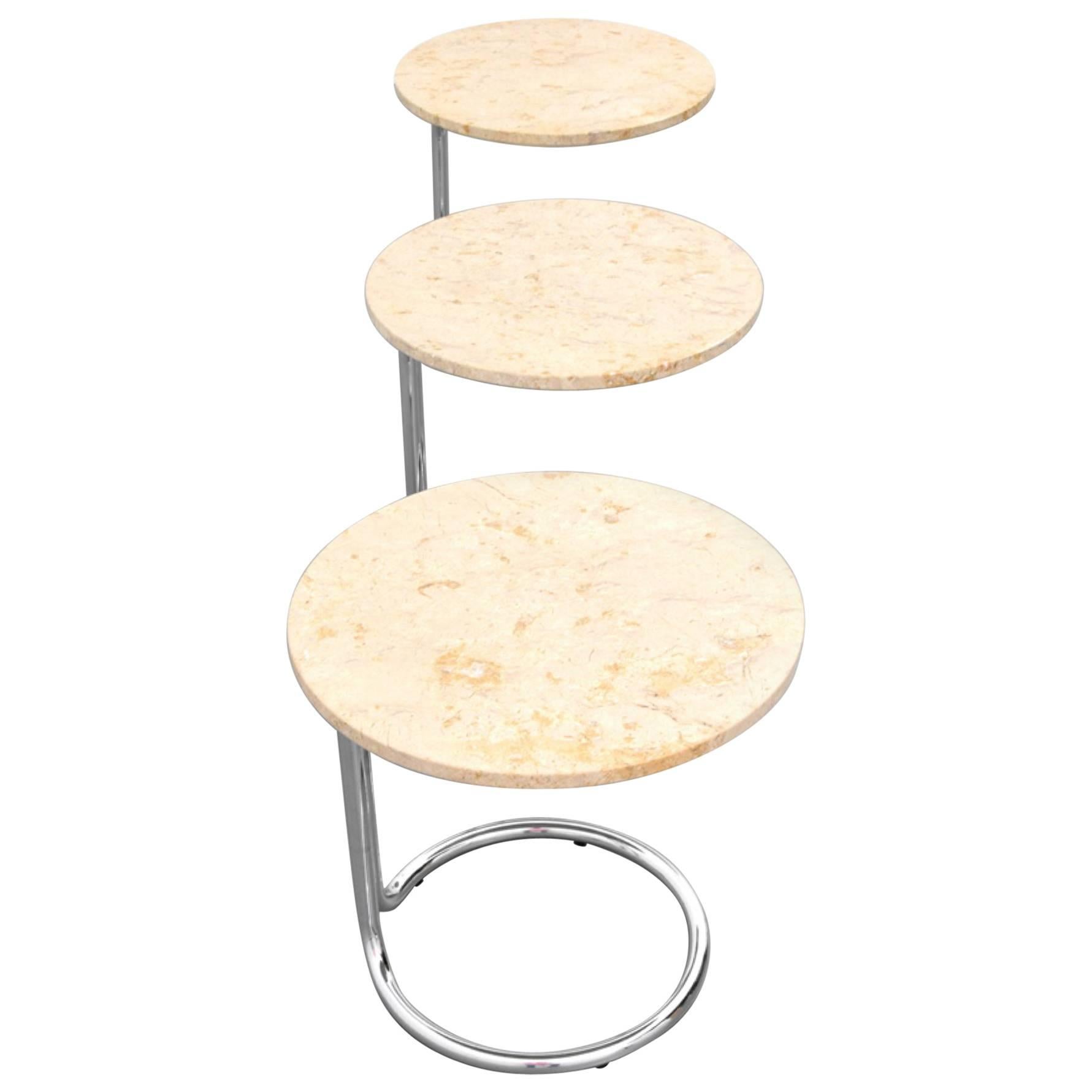 Set of Three End Tables in the Manner of Pace Collection For Sale
