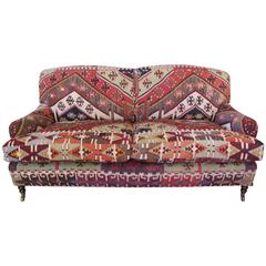 George Smith Sofa with Kilim