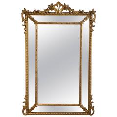 Antique French Napoleon III Mirror