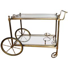 Vintage Maison Jansen Bar Cart