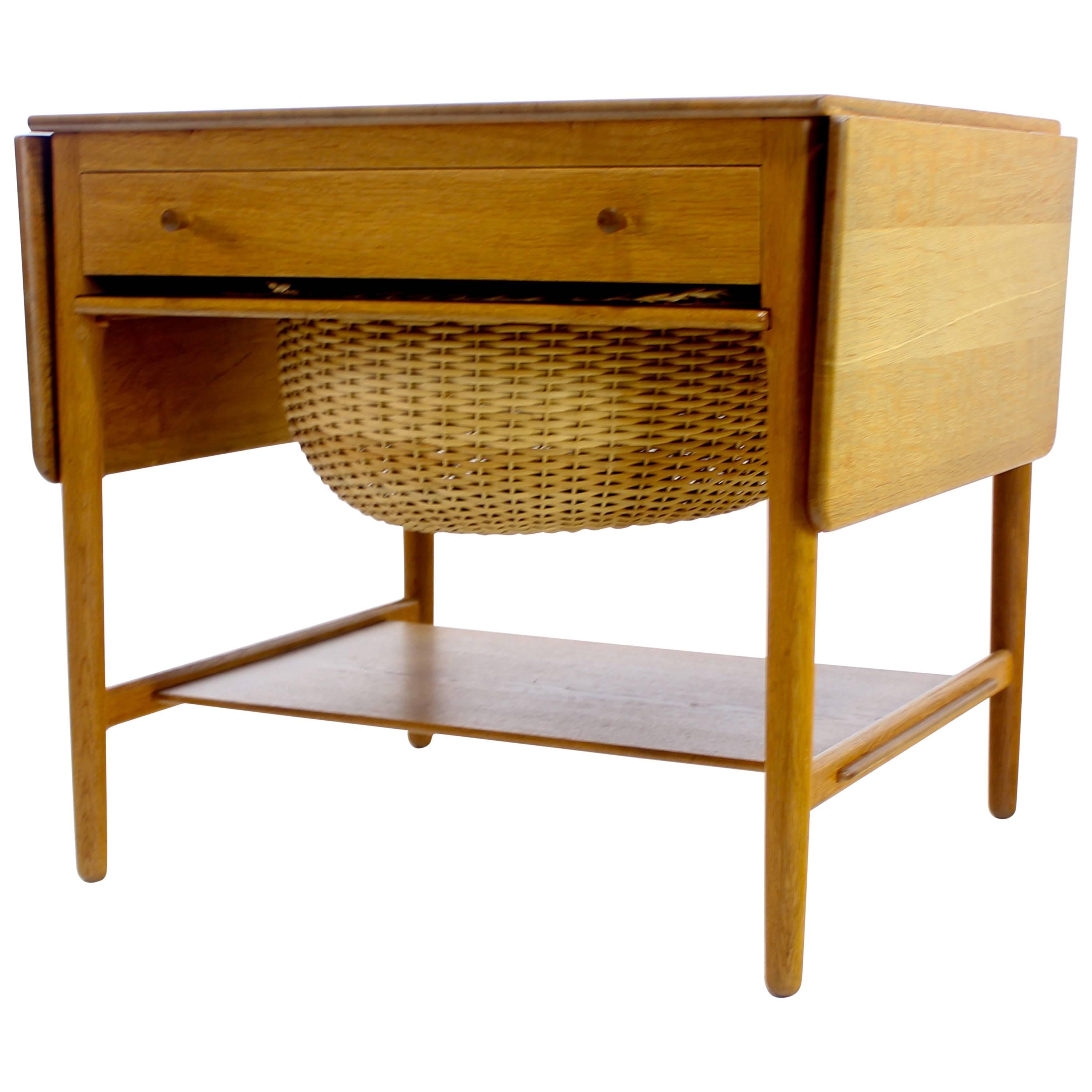 Danish Modern Sewing Cabinet Designed by Hans Wegner For Sale