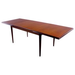 Danish Modern Teak Dining Table Designed by Christensen Aage Schmidt