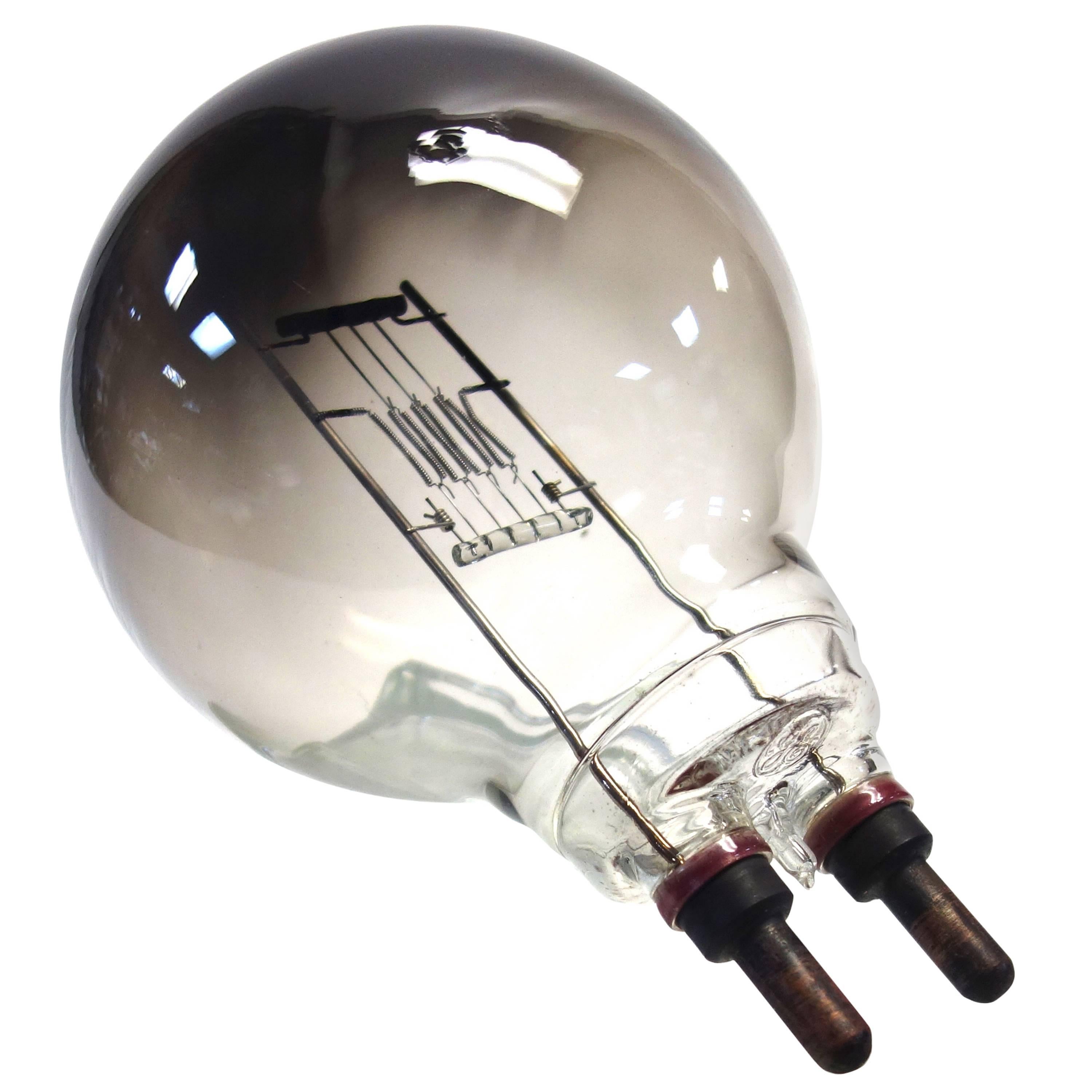 Vintage CINEMA Spotlight Light Bulb As Sculpture X Paramount, Circa 50's ON SALE For Sale