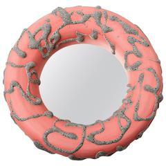 Amazing Ceramic Mirror by Mia Jensen, circa 2016