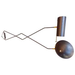 Beautiful 1950s French Lunel Three Lighting Sconce 5