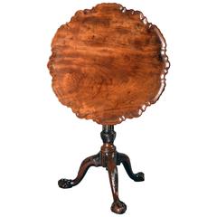 George III Mahogany Tilt-Top Tripod Table 3