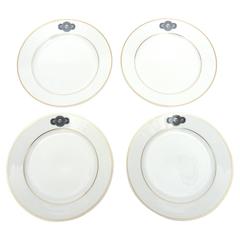 Set of Four Medusa Porcelain Fornasetti/Rosenthal Desert/Salad Plates 10