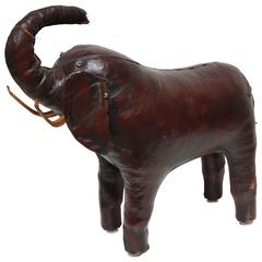 Vintage Leather Elephant by Dimitri Omersa for Abercrombie and Fitch