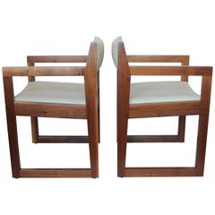 Stylish Mid-Century Edward Wormley Style Armchairs 11