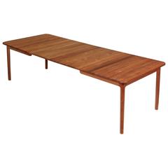 Hans J. Wegner for Ry Møbler Denmark Solid Teak Dining Room Table