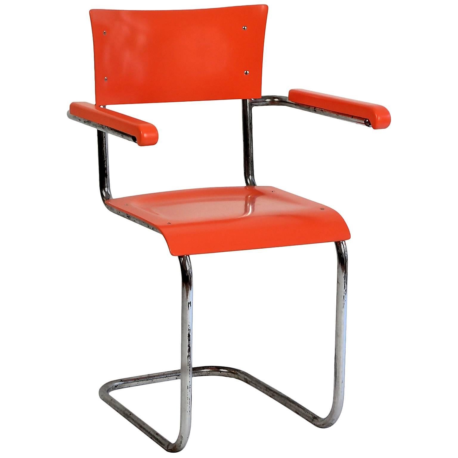 Mart Stam Bauhaus Tubular Chair, 1920s For Sale