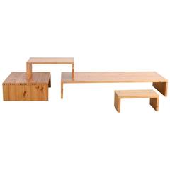 Construction of Low Tables and Benches by Ate Van Apeldoorn