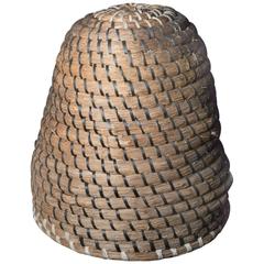 Dutch Woven Basket Bee Skep or Bee Hive