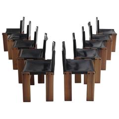 Tobia
Afra Scarpa Set of Ten
Monk
Dining Chairs in Black Leather Tobia
Afra Scarpa Set of Ten
Monk
Dining Chairs in Black Leather