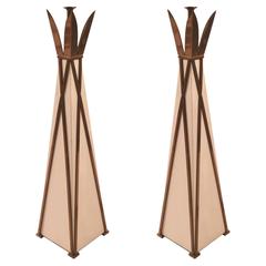 Elegant Pair of Lamps After Parzinger 4