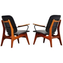 Pair of Dutch Modernist Lounge Chair, Holland, 1960
