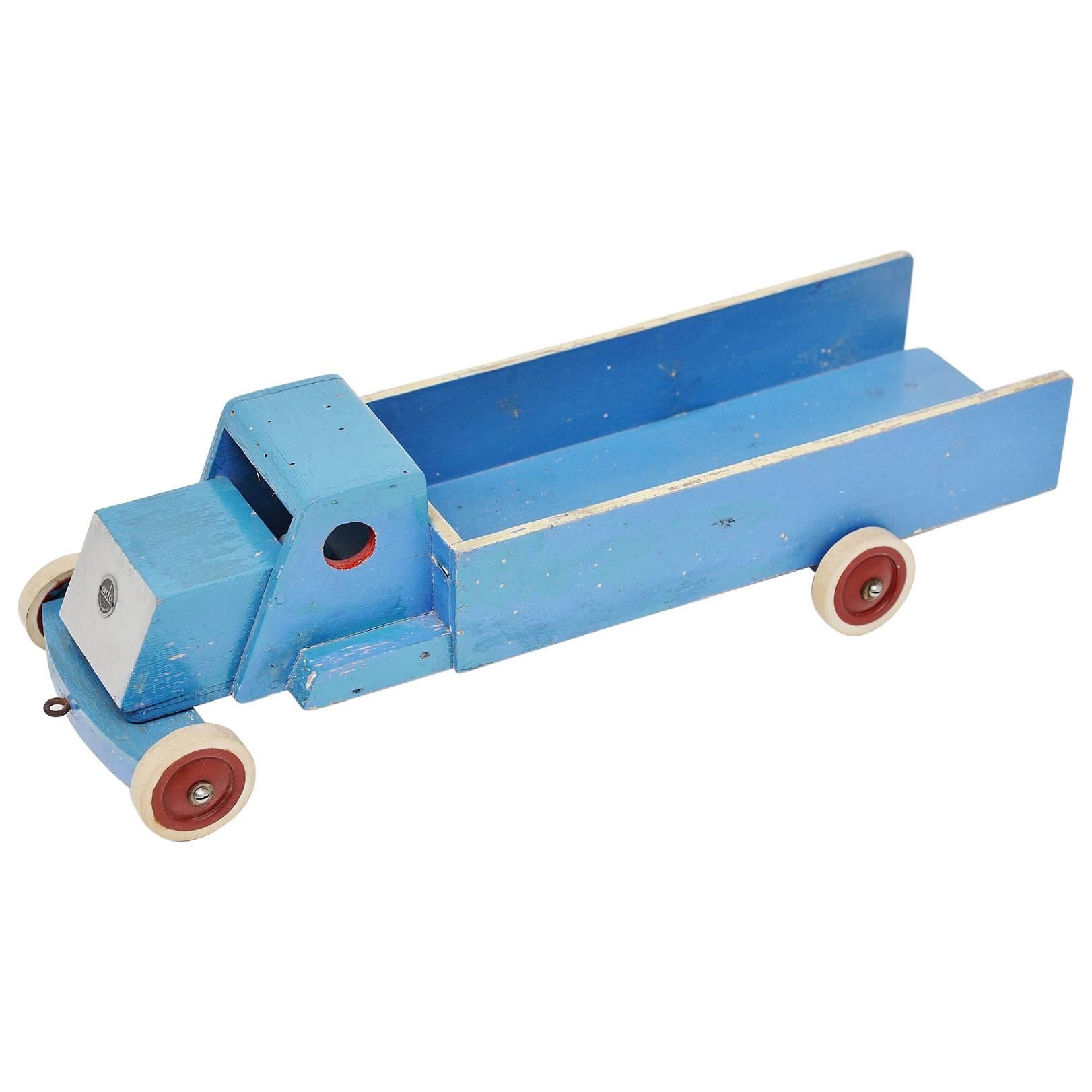 Ado Ko Verzuu Blue Pick-Up Truck Holland, 1940