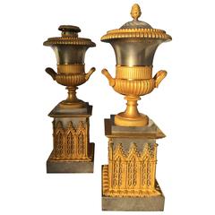 Pair of Russian Empire candle holders 9