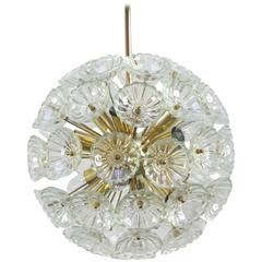 1960s German Sputnik Dandelion Twelve-Light Chandelier 11