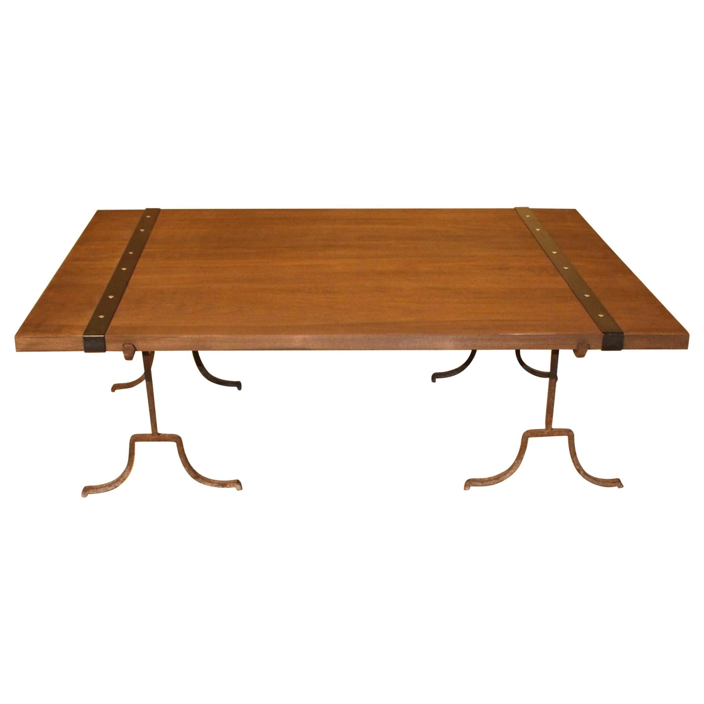 Wood Cocktail Table For Sale