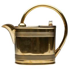 Arts & Crafts Brass Watering Can by Chr. Dresser for Henry Loveridge, circa 1885