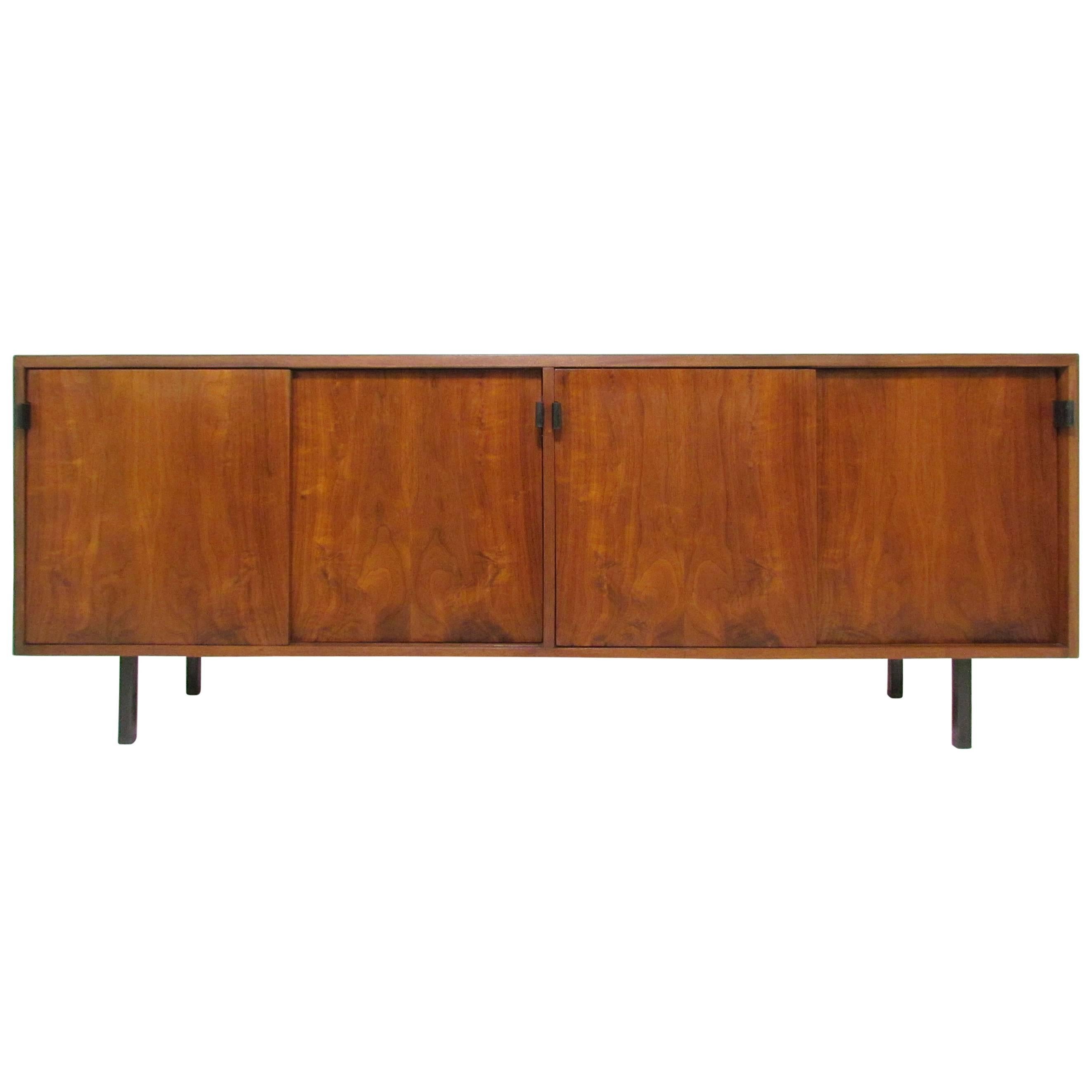 Florence Knoll Credenza with Leather Pulls, circa 1960s
