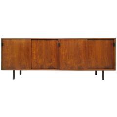 Florence Knoll Credenza with Leather Pulls, circa 1960s