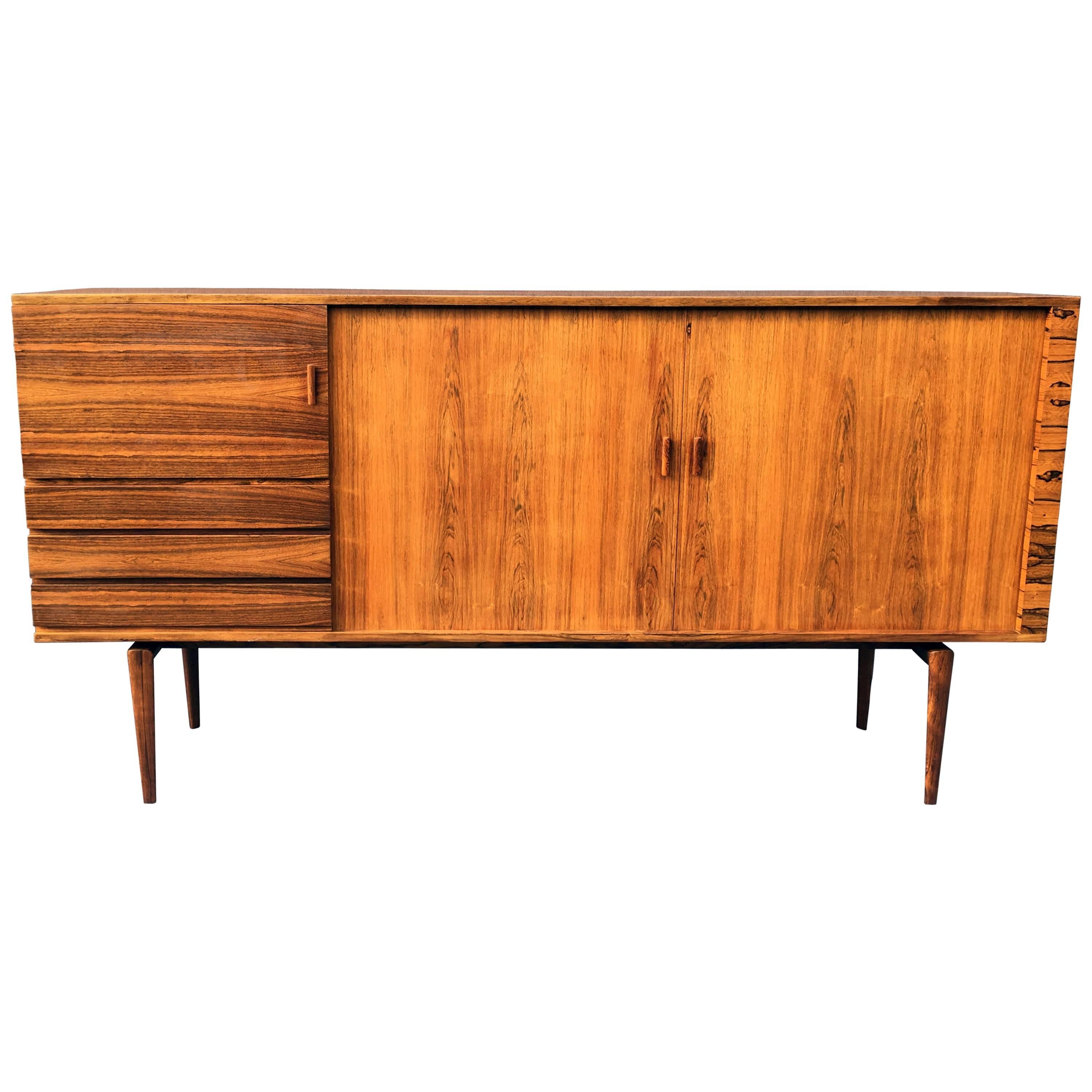 Rosewood Highboard by H. W. Klein for Bramin