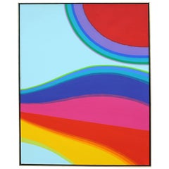 Large Modernist Oil Painting by Frank Goodnow