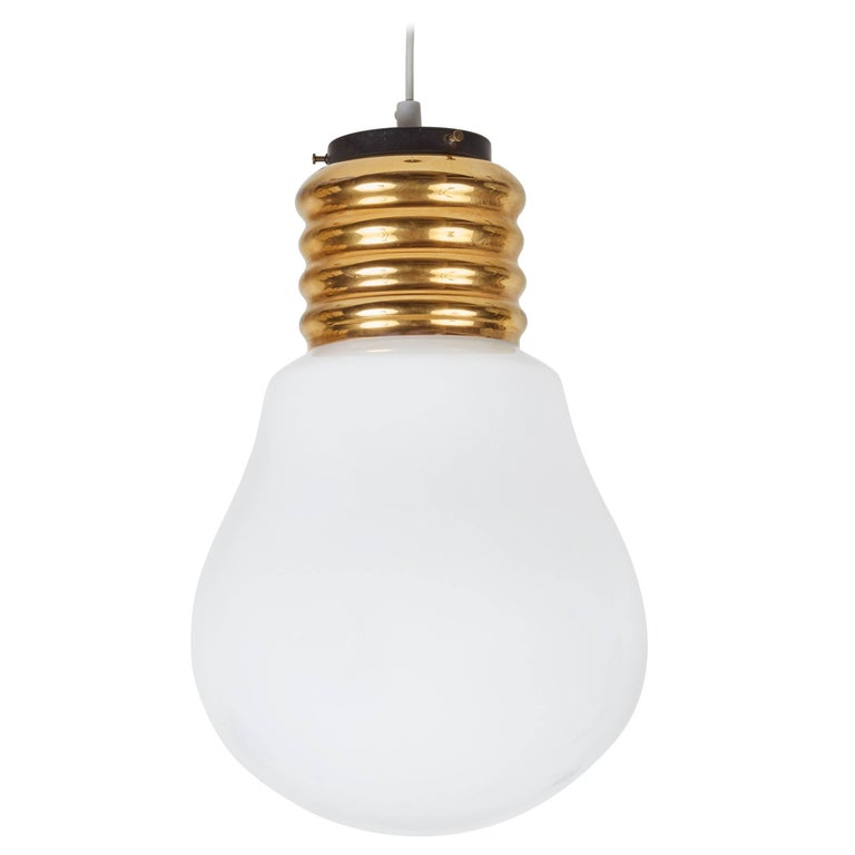 Bulb Pendant Light by Ingo Maurer For Sale at 1stDibs | light bulb shaped  pendant light
