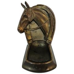 Bronze Horse Tobacco Pipe Holder