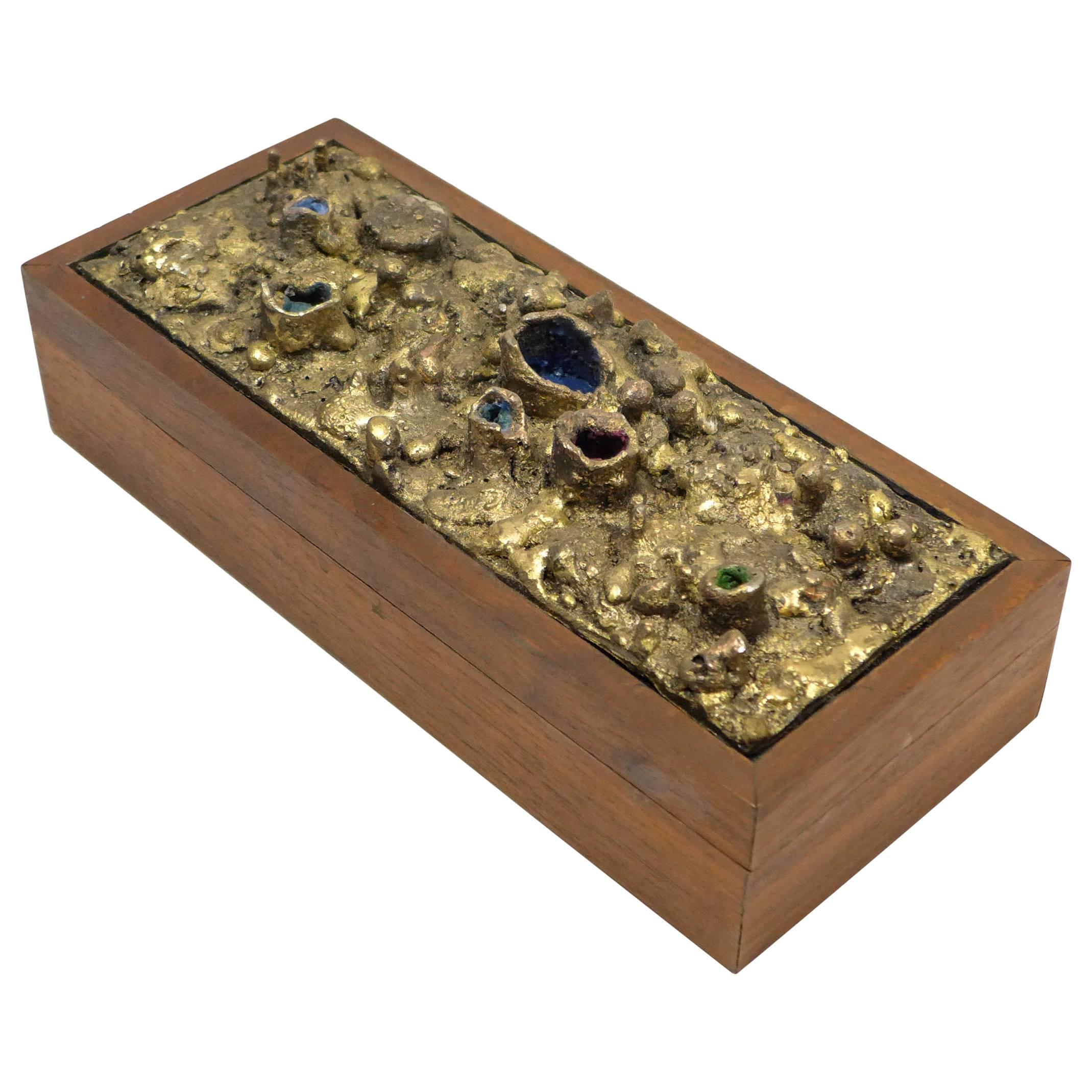 James Bearden "Trinket" Box in Wooden Frame
