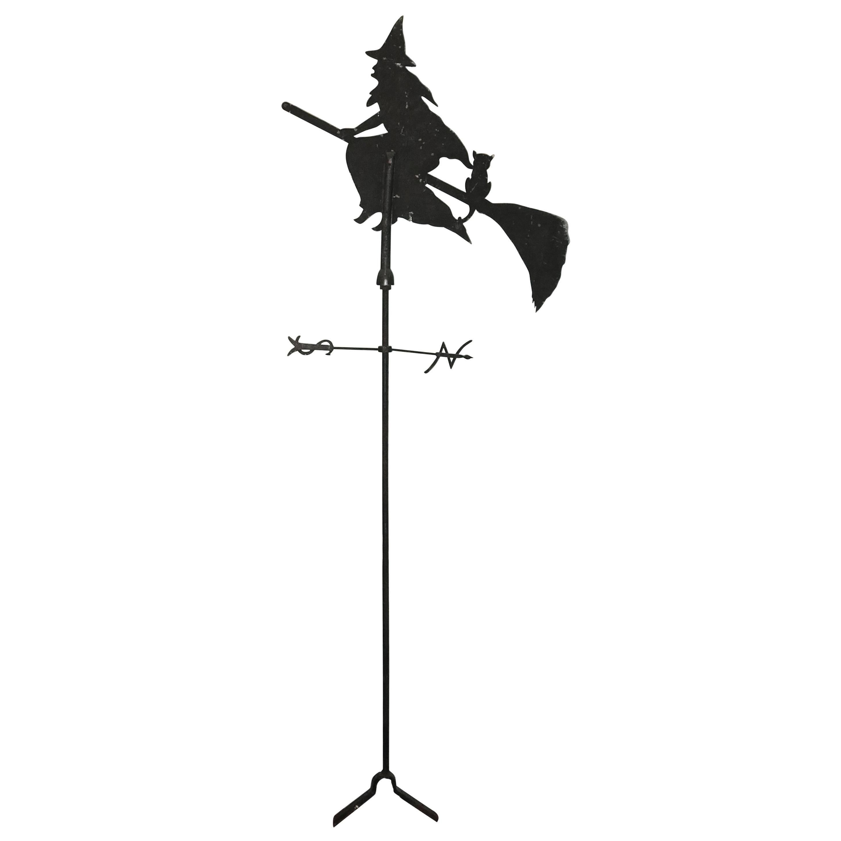 Vintage Witch Weather Vane