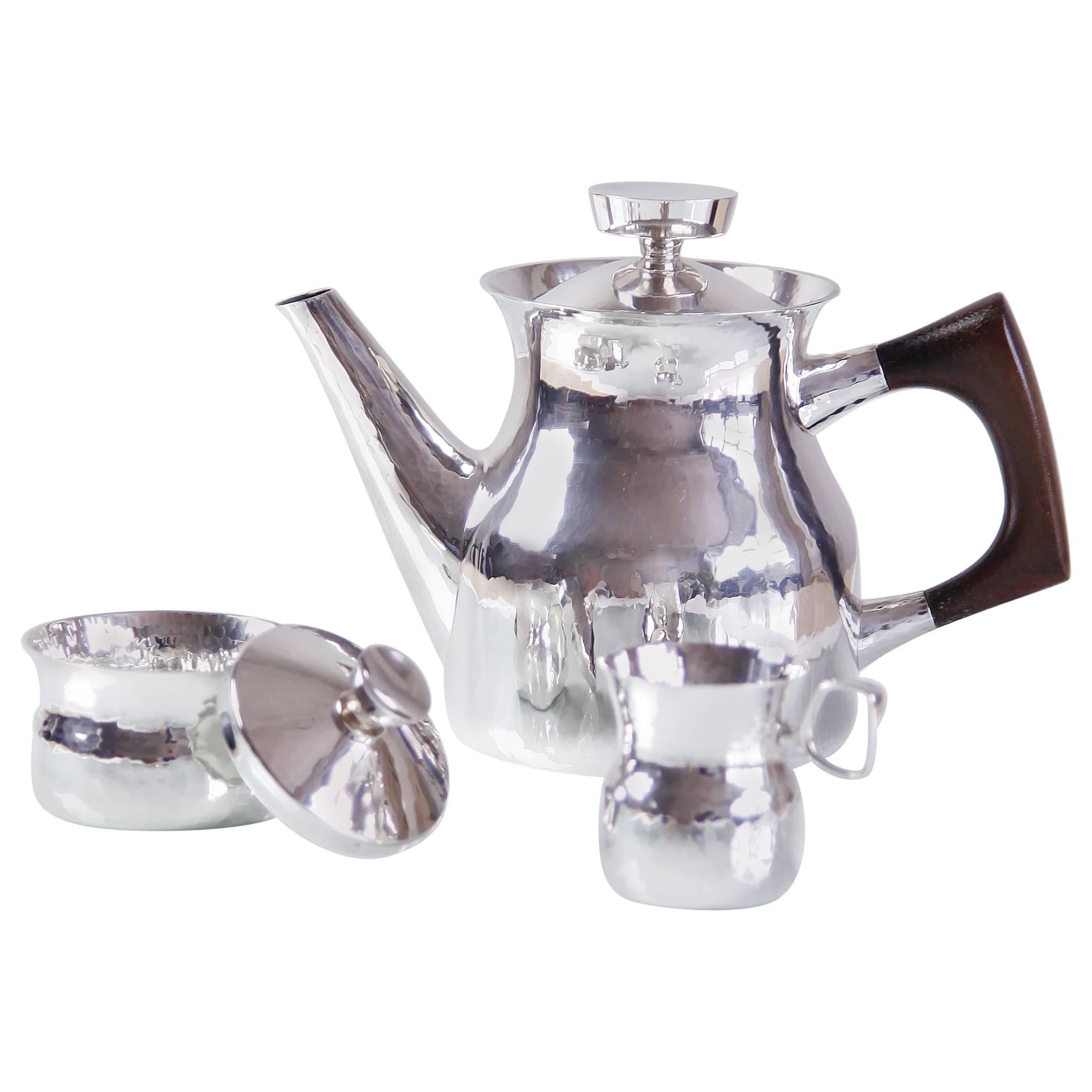 Eric Löfman Sterling Silver Coffee Service For Sale