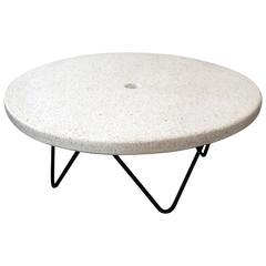 Mid-Century Terrazzo Coffee Indoor/Outdoor Table