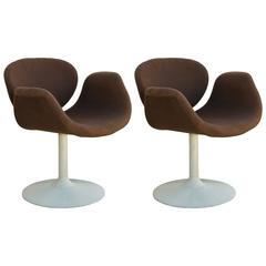 Pair of Original Little Tulip Chairs by Pierre Paulin for Artifort