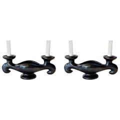 Pair of French, 1950s Candlesticks 3