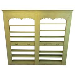 Bookcase in Light Green Lacque