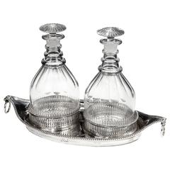 George III Sterling Silver Double Coaster by Michael Plummer 11