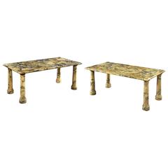Bantry House Siena Marble Tables