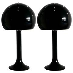 Pair of Italian Ceramic with Swarovski Crystals Table Lamps by Fabio Bergomi 6