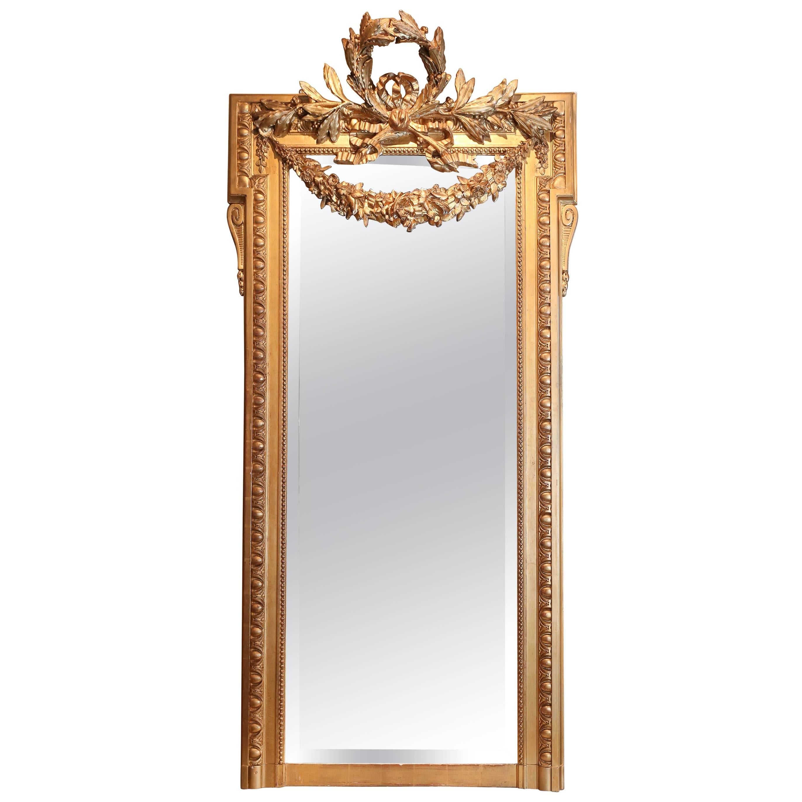 French Giltwood Mirror